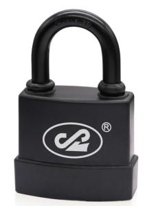 Wholesale High Security Padlock Curved Shape Plastic Waterproof Cover Steel Padlock ( Hard Bottom Cover Style ) from china suppliers