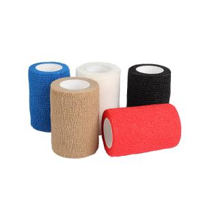 Wholesale CE Class I Cotton Flexible Disposable Cohesive Bandage Wrap for Sports, Hand &amp; Leg Guard from china suppliers