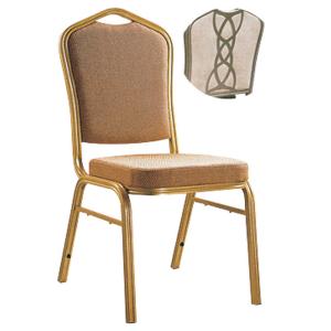 Wholesale YLX-6091 Golden Aluminium/Steel Stackable Banquet Dining Chair for Restaurant from china suppliers