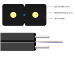 Single Mode FTTH Indoor Outdoor Drop Optical Fiber Cable For Access Network
