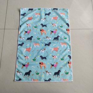 Wholesale Manufacturer supply polyester sand proof ocean animal cartoon   dog pattern towel beach animal print beach towel from china suppliers