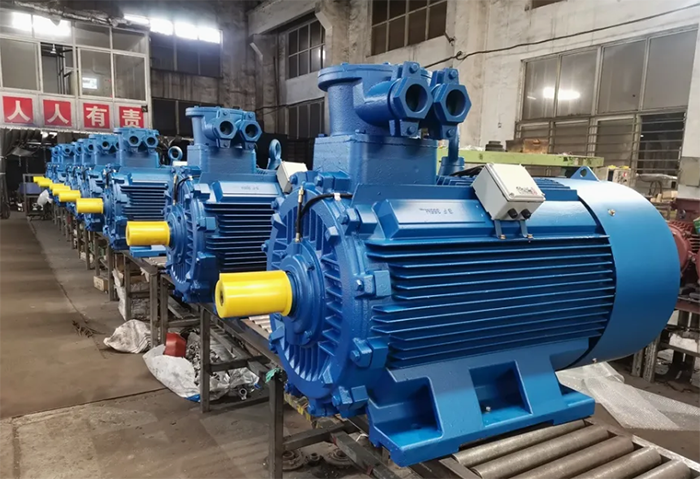 55kw Three Phase Flameproof Induction Motor , AC Asynchronous Electric Motor