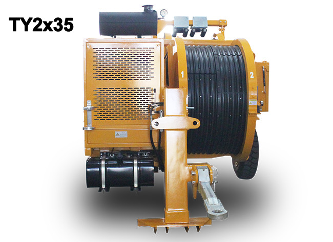 Hydraulic Overhead Line Tension Stringing Equipment With Cummins Engine
