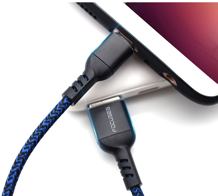 2.4A 6ft Micro USB Data Transfer Cable For Android Phone