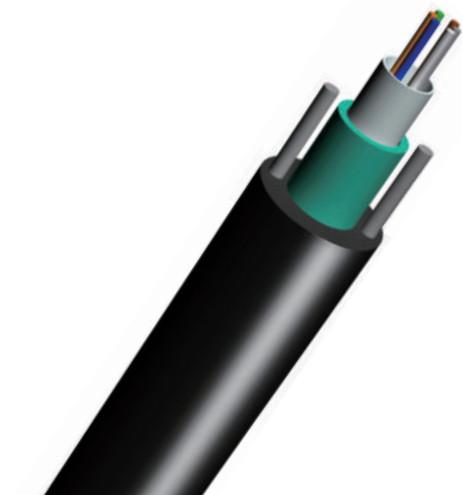 GYXTW Uni - Loose Tube Outdoor Fiber Optic Cable 1310/ 1550nm Wave Length Fiber