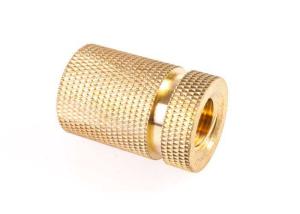 Wholesale Customized Design Brass Knurled Nut / Small Brass Fasteners For Micro Motors from china suppliers