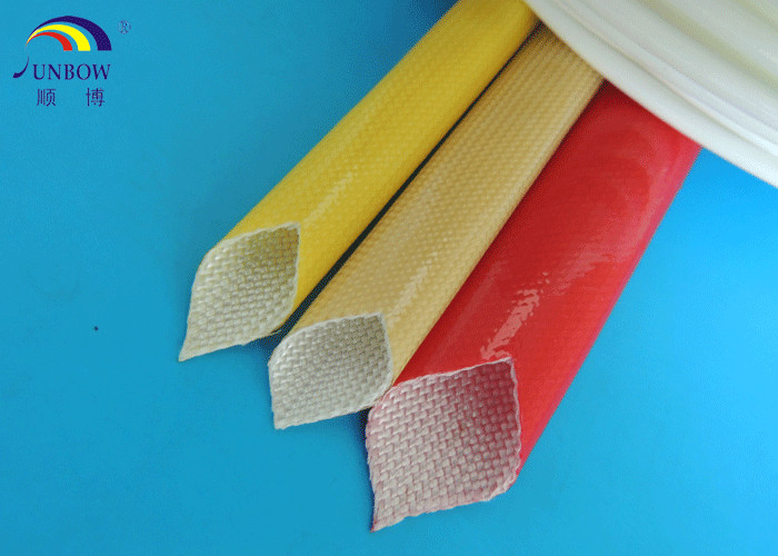 Flexible Braid Fiberglass Sleeving with PU coated for Heating Equipments