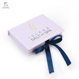 Wholesale 128gsm Paper Card Cosmetic Paper Boxes Packaging With Decorative Ribbon from china suppliers