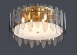 Factory Price Modern Colorful Big Glass Led Ceiling Lamp For Home