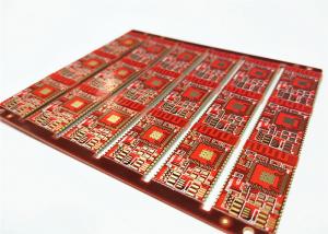 Wholesale 2-22 Layers Red Soldermask Immsion Gold FR-4 PCB Printed Circuit Board from china suppliers