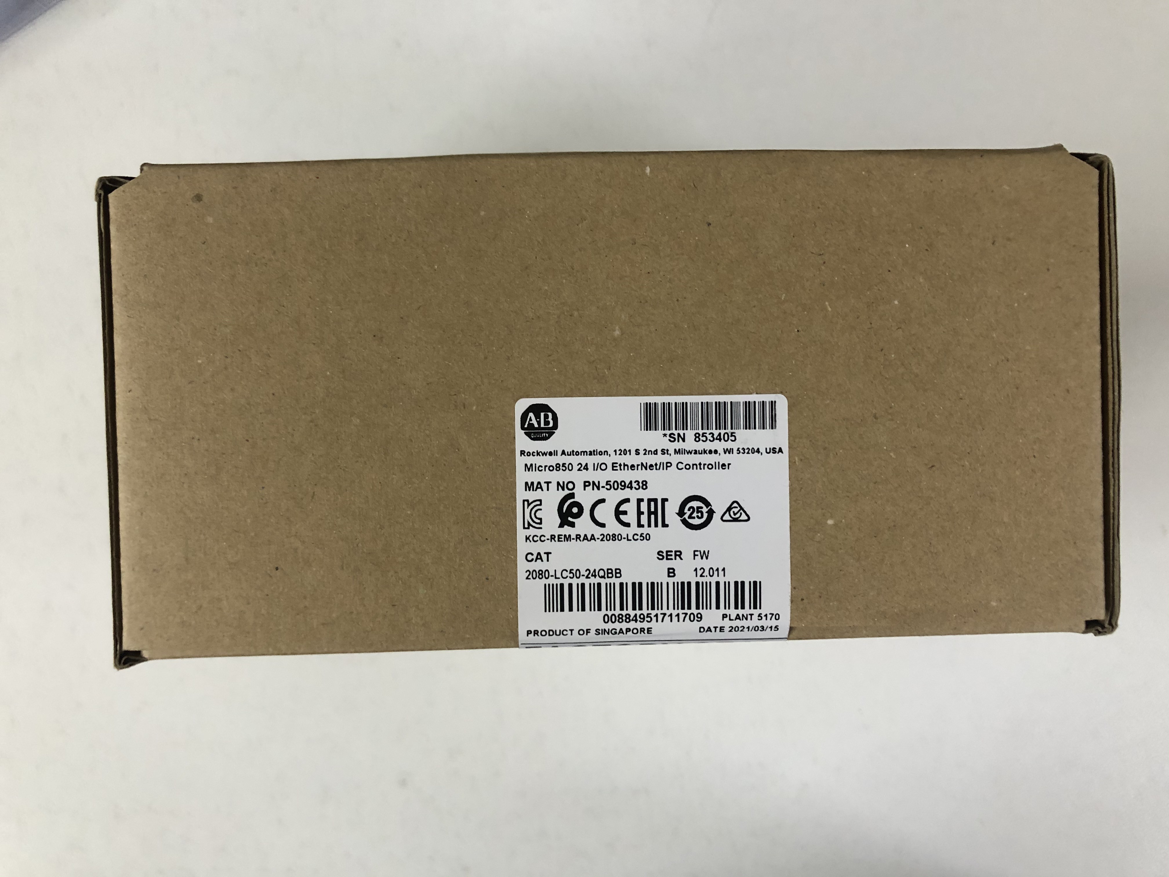 5069-L310ER CompactLogix 1MB Enet Controller Fast and EtherNet/IP Communication
