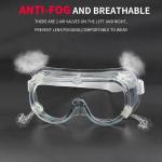 Fully Enclosed Medical Safety Goggles Anti Virus Anti Scratch Dust Proof Durable