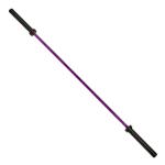 women's purple color bar for weight lifting training, colorful black zinc