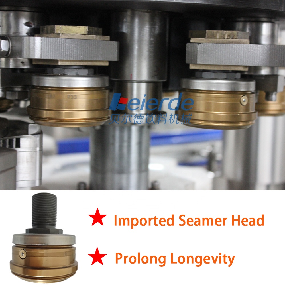 SUS304 316 Aluminum Can Filling Machine Semi Automatic 20000BPH