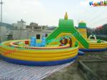 Outdoor Small Children Inflatable Amusement Park , Inflatable Sport Games Safe