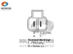 12V Hitachi Alternator New Starters And Alternators 11120 Fits 2005-2006 Nissan