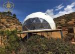 Polyester Fabric Geodesic Dome Tent UV Resistant Dome Camping Tents For