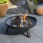 Bbq Outdoor Wood Burning Brazier Fire Pit Corten Steel