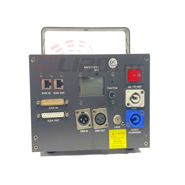 1.5W RGB Animation Laser Light 3D Laser Projector 30 Kpps For Dj Disco Lazer