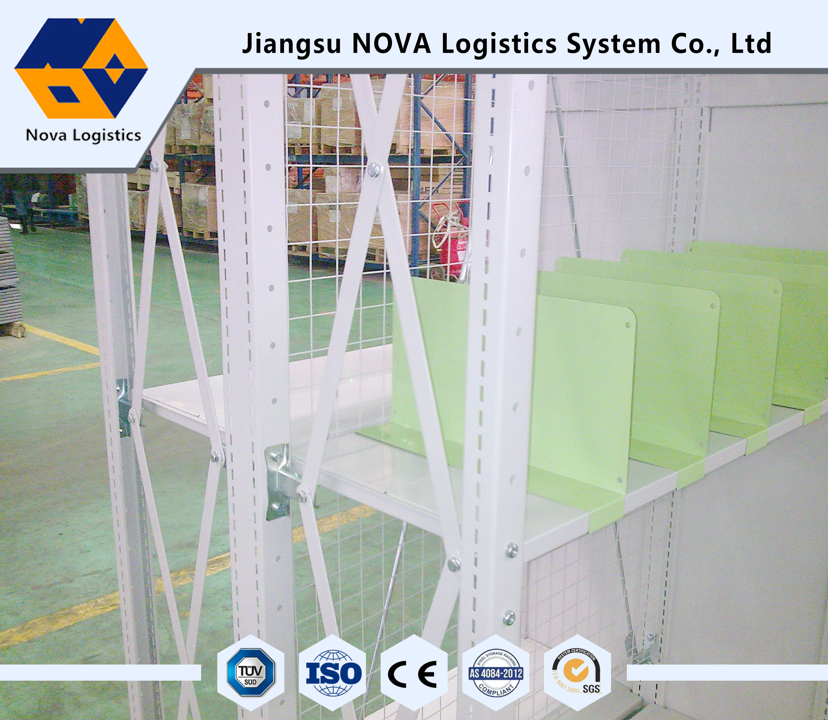 Custom Size Industrial Medium Duty Shelving With High Strength Closed Steel Panel