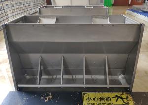 Wholesale SS304 10 Holes Fattener Pig Trough Feeder Double Sides Anti Rust from china suppliers