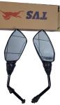 Rear Side Mirror Glass Vehicle Spare Parts TVS 3W/ TVS KING With Long Life