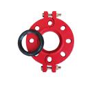 Grooved Ductile Iron Flanged Fittings ASTM A536 65-45-12 GJS500