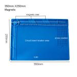 Anti Static Repair Mat Heat Insulation Soldering Pad 650g For Working Platform