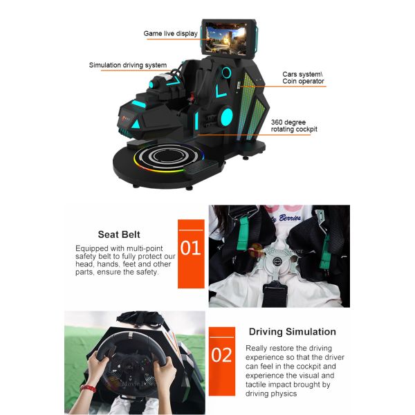 Vr Warship 720 Rotation Flight Simulator 4d 9d Virtual Reality 360 Degree Flight Simulator