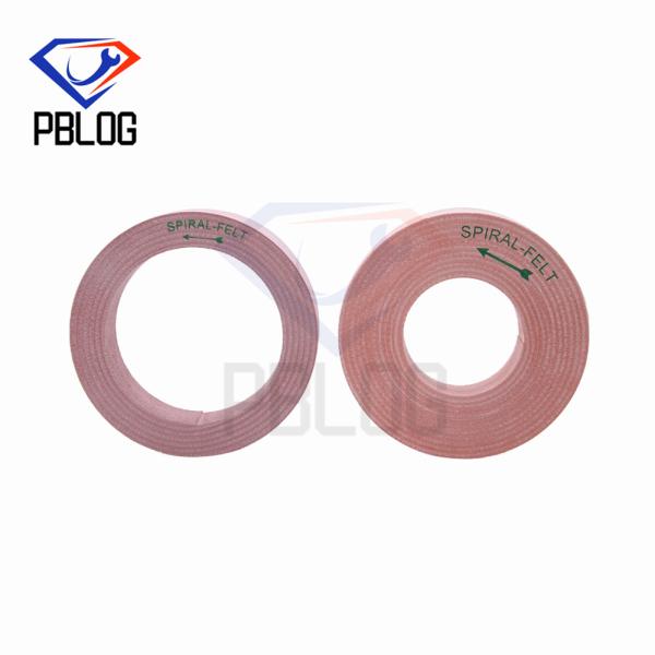 Factory wholesale Glass edge surface polishing pink tool wool Felt polishing