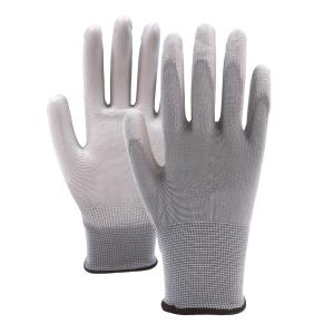 Wholesale Custom Garden Gloves 13 Gauge Polyester PU Coated Lightweight Breathable Garden Gloves from china suppliers