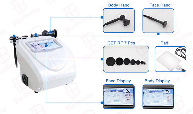 80Ma RMS RF 0.5Mhz Pain Relief Tecar Therapy Machine For Home