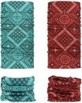 Women Outfit Print Headbands Skeleton Neck Tube Bandanas