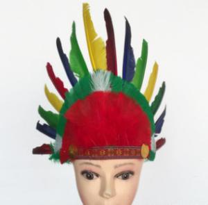 Wholesale Indian headdress, ground anfield dress party outfit, feather headdress, chief hat. from china suppliers