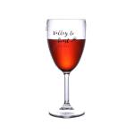 14oz Plastic Drink Glasses Hard Clear Plastic Wine Glasses For Party Bar Events