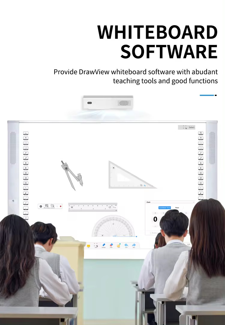Factory Price Infrared Touch Interactive Whiteboard with Free Lifetime Software Upgrades Interactive whiteboard