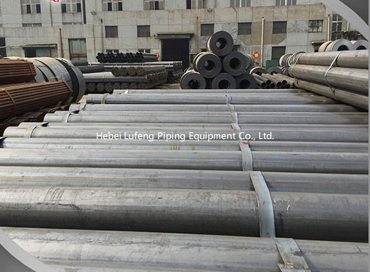 BS1387 EN39 scaffolding ERW black steel pipe structure pipe