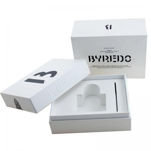 China UV Silver Stamping Perfume Packaging Boxes Lid Tray Style CMYK Offset Printing on sale