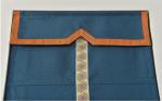 Anti-dust modern smart remote motorized blue grey beige linen curtain Roman