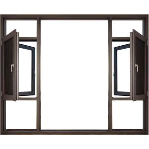 Wholesale European Standards Thermal Break Aluminum Casement Window Manufactured with Aluminum from china suppliers