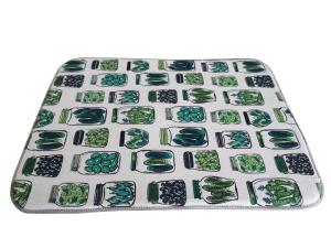 Wholesale Microfiber Dish Mat Sublimation Kitchen Absorbent Microfiber Dish Drying Mat from china suppliers