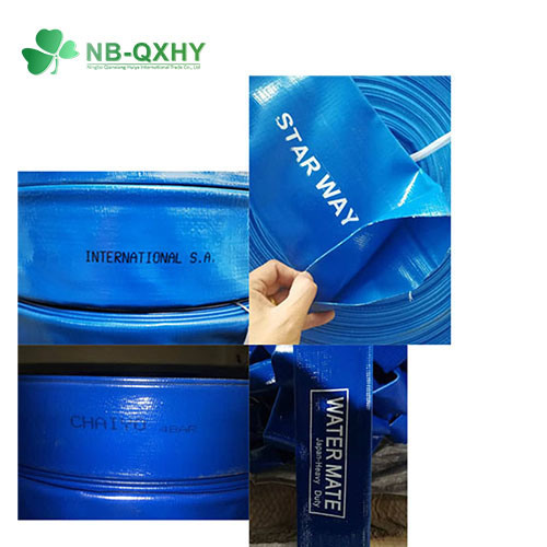 12 Inch High Pressure Flexible Garden Hose PVC Layflat Hose for Agricultural Irrigation