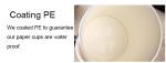 Hot Beverage Ripple Paper Cups Biodegradable Gray Color Accurate Cutting