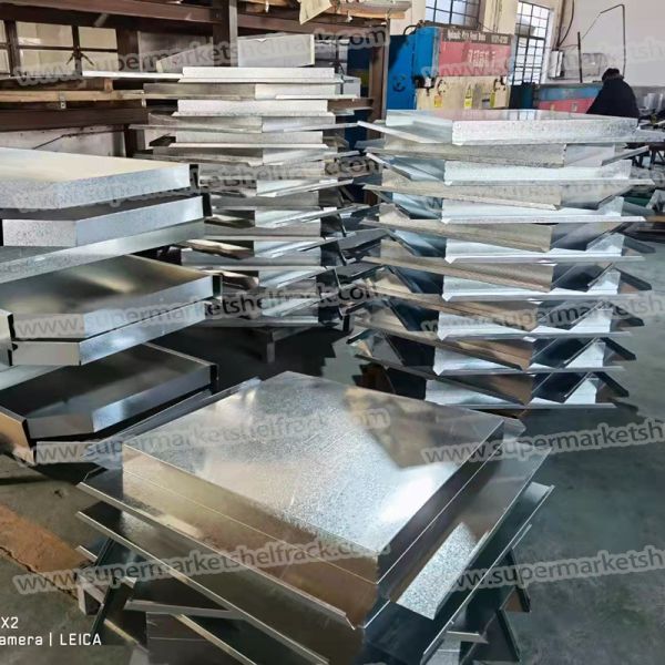 120CM 160CM Fruits And Vegetables Display Racks Stainless Steel