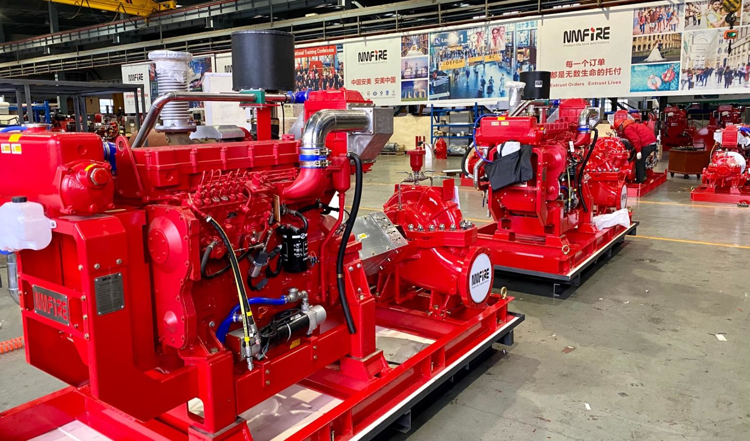 2000GPM 1480RPM Diesel Engine Split Case Centrifugal Pump For Fire Fighting