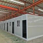 Convenient Sandwich Panel Wall Flat Pack Prefab Houses For Construction Site