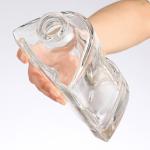 650ml Crystal Round Decanter Set for Whiskey Glass Bottle Gift Box Vodka Wine