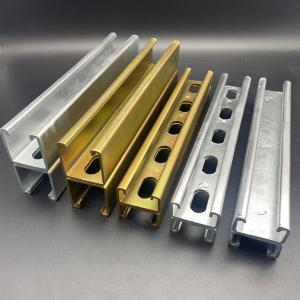 Wholesale Carbon Steel 41x82 Galvanized Metal Slotted Double Strut Channel from china suppliers
