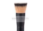Foundation Individual Makeup Brushes Flat Top Kabuki With Dual Color Vegan