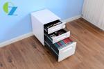 Economical Steel Office Furniture 3 Drawer Mobile Cabinet Filing Storage